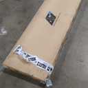 AFI Portland Full Wood Platform Bed with Footboard, Light Toffee