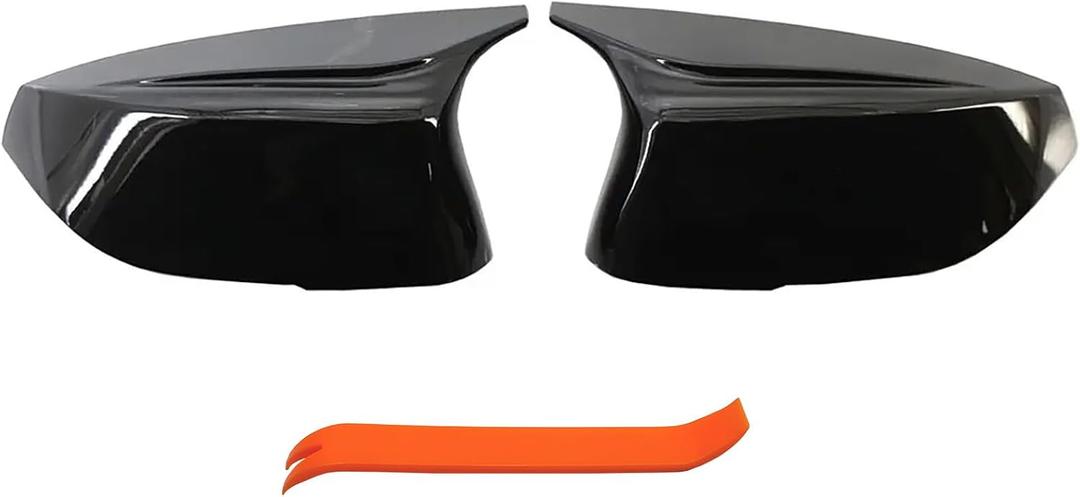 Horn Style Glossy Black Door Mirror Cover Cap Compatible with 2014-2020 Infiniti Q50 Q60 Q70 QX30 Horn Style Glossy Black Door Mirror Cover Cap Compatible with 2014-2020 Infiniti Q50 Q60 Q70 QX30
