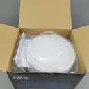 Dryer Vent Cover 4 inch with UV RESISTANT - Outdoor Dryer Vent Cover Natural Energy Saving, Dryer Vent Seal for Home Exterior (White)