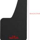 XUKEY 4pcs Black Universal Mudflaps for Car SUV Van Hatchback UTV ATV Front Rear Mud Flaps Splash Guards Fender Flares Mudguard with Hardware 14.17''x 8.27''("R.S MUD Flaps Logo)