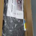 Peel and Stick Fabric Headboard Panels for Full Bed, 6PCS Upholstered Tufted Wall Backboard, Self-Adhesive Soundproof Anti-Collision Padded Design for Modern Bedrooms, 10"x24" Each, Black