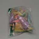 Soulchen 30 Pcs Pastel Mini Christmas Trees 1.6-5 Inch Pink Canyland Christmas Village Centerpieces Tables Decor Bottle Brush Xmas Sisal Trees with Wood Base for Xmas Table Top DIY Craft (5 Size)