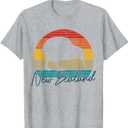 New Zealand Vintage Retro Kiwi Bird T-Shirt, Medium