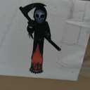 TURNMEON 12 Ft Giant Halloween Inflatables Decorations Outdoor Blow Up Grim Reaper Ghost with Scythe LED Lights Stakes Tethers Halloween Decorations Yard Garden Lawn Home Party Holiday Outside Decor