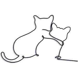 Matani Metal Dog Wall Decor | Dog & Living Room Wall Art | Minimalist Room Decor (Sleeping Labrador)