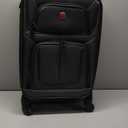 SwissGear Sion Softside Expandable Luggage, Dark Grey, Carry-On 21-Inch