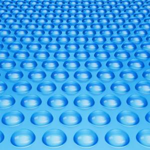 VEVOR Solar Pool Cover, 24 x 12 ft Rectangle Solar Cover 12 mil for Pools, Inground Above Ground Swimming Pool Solar Blanket with Bubble, Heat Retaining Solar Covers Blue