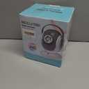 Joyfuture Automatic Bubble Machine, Black Bubbles Blower for Kids, Toddlers - 360 Rotation, 75 Adjustment, with LED Light - Gifts for Boys, Girls, Outdoor, Birthday, Party