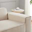 Sofa Armrest Cover Couch Arm Cover Armchair Covers, 2pcs 22x26 inch Anti-Slip Couch Arm Protectors Sofa Arm Covers (Cream White)