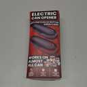 One Touch Electric Can Opener Fits All Can Sizes, Electric Can Openers for Kitchen Food Safe with Smooth Edge, Kitchen Gadgets Automatic Can Opener for Seniors, Arthritis and ChefBlack)