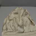 SweatyRocks Women's Pleated V Neck Sleeveless Blouses Office Dressy Shirts Apricot Size XS