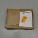 Leinuosen 5 Pcs Golden Refrigerator Mini Frames Magnetic Vintage Picture Display with Back Small Antique Picture Frames with Hooks and Rope Refrigerator Magnets Photo Display Christmas Decor, Style A