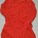 Hocuos Womens 2026 Round Neck Long Sleeve Ruffle Hem Midi Dress Mesh Ruched Bodycon Formal Cocktail Wedding Guest Dresses M