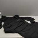 DOKOTOO Women's Casual Loose Overalls Jumpsuits One Piece Sleeveless Wide Leg Long Pant Rompers With Pockets (Black)