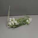 IPOPU White Daisy Flowers Artificial Cosmos 5PCS White Fake Wildflowers 24.5" Silk Flowers with Stems for Home Decor Indoor Artificial Daisies for Wedding Bouquets Floral Craft