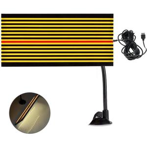 Led Stripe Line Board Paintless Dent Removal Repair Tools with 5m Long line and Ajustment Holder Yellow Light