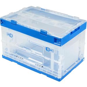 BIG RED ATZJ001R Torin Folding Storage Box: Collapsible Storage Bins with Lids for Clothes and Books Organization, Capacity - 40L
