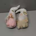 DN DECONATION Valentine's Day Decorations for Home, Valentines Plush Gnomes, 2PCS Pink & White Stuffed Gnomes Table Decor, Valentine's Day Decor Gifts for Couples Him Her Women Wedding