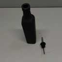 Restaurantware RW Base 16.9 Ounce Olive Oil Dispenser 1 Kitchen Oil Dispenser Bottle - With Stainless Steel Pourer Non-Leaking Black Glass Olive Oil Pourer For Cooking Or Salad Dressings