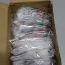 Roowest 10 Pcs Round Foldable Hand Fans Watercolor Wildflower Collapsible Folding Handheld Fans with Plastic Handles and Storage Bags for Women Summer Tea Party Wedding Bridal Shower Parties