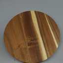 Acacia Wood Lazy Susan, Wood Turntable Tray Cabinet Organizer,14"