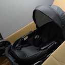 Graco Modes Pramette Stroller, Baby Stroller with True Pram Mode, Reversible Seat, One Hand Fold, Extra Storage, Child Tray, Pierce (Nico)