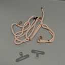 ORNARTO Adjustable Phone Lanyard Crossbody & Wrist Strap, Durable & Skin-Friendly, Universal Fit for All Phones, Pink