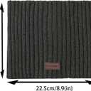 Winter Neck Warmer Scarf Neck Gaiter for Men Women, Windproof Neck Warmer Ski, Tube Circle Neck Scarves (Gray)