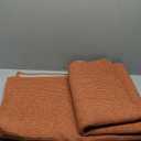 KOZYFLY Runners for Hallways 3x8 ft Washable Kitchen Runner Non Slip Rubber Backed Hall Runners Cotton Entryway Runner Rugs Floor Carpet for Indoor Backdoor Bedroom Kitchen, Orange/Tan