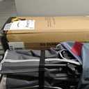 Northroad Camping Cot with Thick Mattress,Quick Set-Up Sleeping Cots Bed with Side Pocket for Outdoor Camping, Office Nap, Home Garden, Beach, Travel, Grey