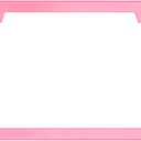 2 Pack Premium Matte License Plate Frame, Solid Rust-Proof Aluminum Holder with 2 Holes, Universal Car Frame for Women and Man, Including Screws Auto Tag Holder (Matte Pink)