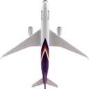 Daron Toy Airplane Thai Airways Single Plane Die-Cast Metal Model Airplane Toy with Plastic Parts & Authentic Livery for Kids Ages 3+