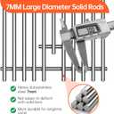5Packs 7mm Round Cooking Grid Grates with 5Packs Stainless Steel Flame Tamer Heat Plates Replacement Parts for Blaze BLZ-3 BLZ-4 BLZ-5,3, 4, 5 Burner Blaze Grill Models