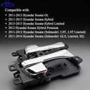Interior Chrome Door Handle for Hyundai Sonata 2011-2015, Front or Rear Left & Right Side Replaces 826103S010, 82610-3S010