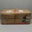 All Terrain Knee Scooter for Adults, Foldable Rolling Knee Scooter with DIY Stickers & Shock Absorber, Steerable Knee Walker for Broken Foot, Ankle Injuries & Surgery, Better Crutch Alternative (Cool Black)