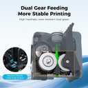 Creality K2 Plus Extruder Kit, Original 3D Printer Extruder Part, K2/ K2 Pro Combo Dual Gears Extrusion Kit with Filament Break Sensor, 6.25:1 Reduction Ratio, Force Up to 80N for Filament Smooth Feed