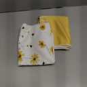 Artoid Mode Yellow Flowers Bee Hello Sunshine Spring Kitchen Towels Dish Towels, 18x26 Inch Summer Holiday Decoration Hand Towels Set of 2