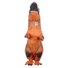T-Rex Dinosaur Inflatable Costume Halloween Cosplay Blow Up Outfit Fancy Dress Adult Toys