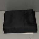 Niagara Satin Queen Bed Sheet Set 4 Pieces Black Silky Smooth Bridal Satin Deep Pocket Fitted, Flat, 2 Pillow Cases Wrinkle Stain, Fade Resistant (Black Satin, Queen)