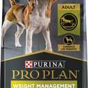 Purina Pro Plan Weight Management Dog Food Dry, Shredded Blend Chicken and Rice Formula - 34 lb. Bag (EXP 12/31/36)