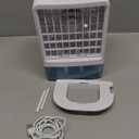 Mini Air Conditioner Small AC Portable Air Conditioners with 1500ml spray/hour 3 Speed Wind & 7 Colorful LED Light Cool Mist &Timer Evaporative Air Cooler for Bedroom/Home/Office