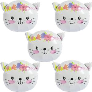 5pcs 23inch cat balloons.cat birthday party decorations supplies.cat animals pet balloon for kid birthday party decrations.