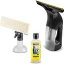 Krcher WV 1 Plus Black Edition Window Vacuum Squeegee - for Showers, Mirrors, Glass, & Countertops - 10 in. Squeegee Blade