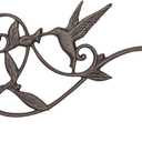 Mkono Hanging Plant Bracket Hook Iron Decorative Plant Hanger for Flower Basket Bird Feeder Wind Chime Lanterns, 1 Pack