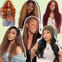 Honey Blonde Bundles Human Hiar 24 26 28 inch Ombre Deep Wave Hair Weave for Black Women Brazilian Virgin Hair 12A Quick Weave 3 Bundles Double WeftBlack Ombre Honey Blonde#T1B/27)