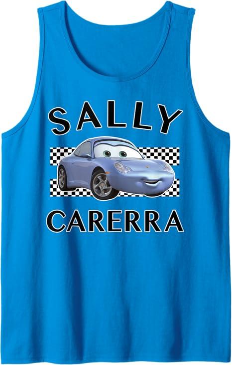 Disney Pixar Cars Sally Carerra Finish Tank Top, XL