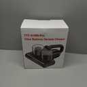 Mattress Vacuum Bed Vacuum Cleaner 16Kpa Suction 253.7nm UV-C Light, 140F Heated Air, 30000 RPM Brushroll, Ultrasonic, HEPA Filter, Handheld Vacuums for Carpet/Sofa, 500W Corded, (Dark Gray)