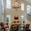 TOCHIC Crystal Chandelier Antique French Empire High Ceiling Chandeliers