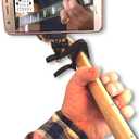 Smartphone Guitar Capo | Android and iPhone Compatible Dock Headstock Neck Clamp | Cell Phone Holder Aid Musicians | Electric or Acoustic Guitars