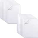 MEARCOOH 20-Pack Self Adhesive Foam Sheets, White 2mm Sticky Eva Foam Paper 6x9 Inch for 3D Crafts Cardmaking Classroom Scrapbooking
